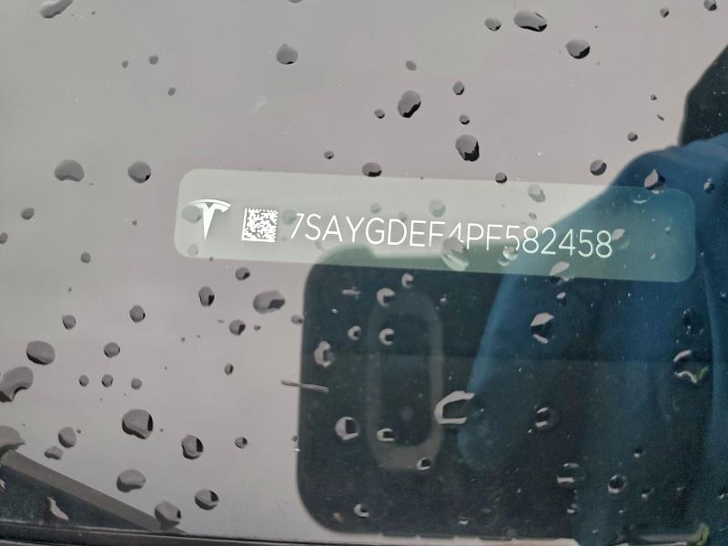 Продажа на аукционе авто 2023 Tesla Model Y, vin: 7SAYGDEF4PF582458, номер лота: 97412625