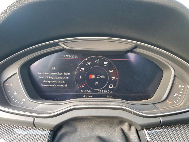 96986965 :رقم المزاد ، WA1B4AFY8K2015718 vin ، 2019 Audi Sq5 مزاد بيع