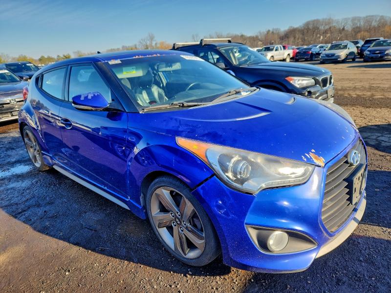 2013 Hyundai Veloster მანქანა იყიდება აუქციონზე, vin: KMHTC6AE2DU115128, აუქციონის ნომერი: 96640345