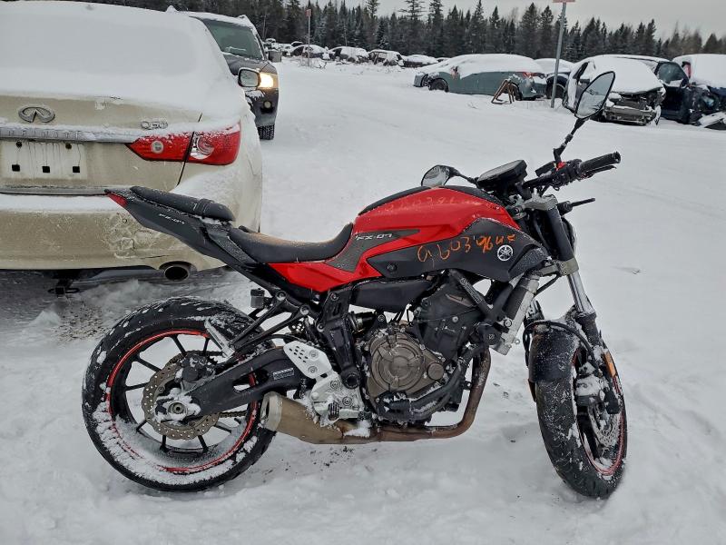 Aukcja sprzedaży 2015 Yamaha Fz07, vin: JYARM06N7FA000770, numer aukcji: 96039645