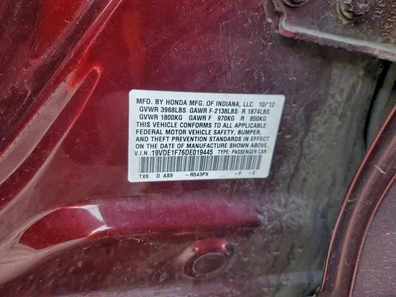 97454615 :رقم المزاد ، 19VDE1F76DE019445 vin ، 2013 Acura Ilx 20 Tec مزاد بيع