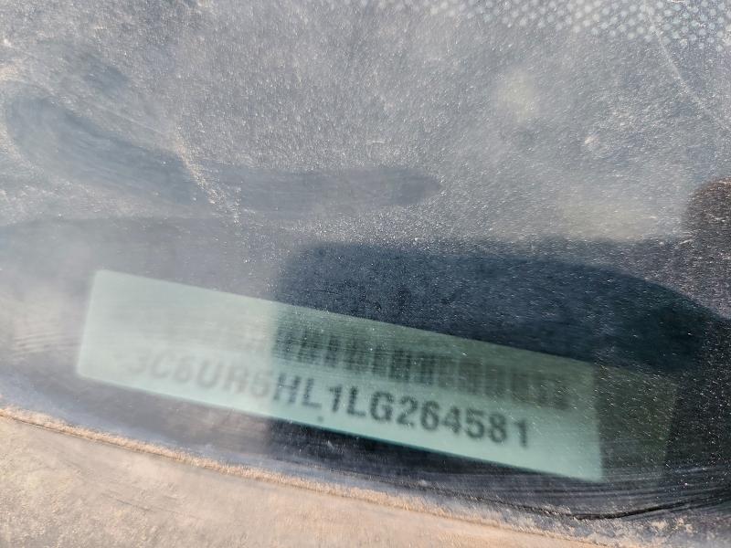 93197675 :رقم المزاد ، 3C6UR5HL1LG264581 vin ، 2020 Ram 2500 مزاد بيع