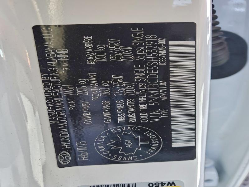Продажа на аукционе авто 2025 Hyundai Tucson, vin: 5NMJBCDE5SH532918, номер лота: 94432625