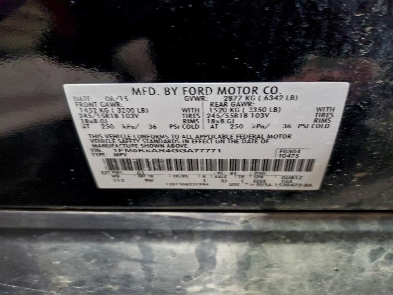 Продажа на аукционе авто 2016 Ford Explorer, vin: 1FM5K8AR4GGA77771, номер лота: 96796855
