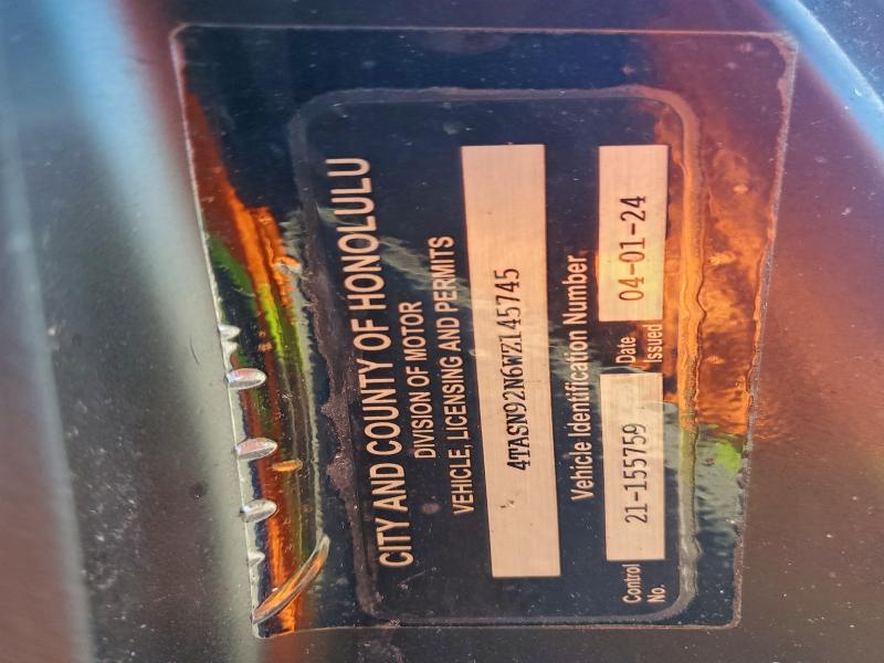 1998 Toyota Tacoma მანქანა იყიდება აუქციონზე, vin: 4TASN92N6WZ145745, აუქციონის ნომერი: 96836245