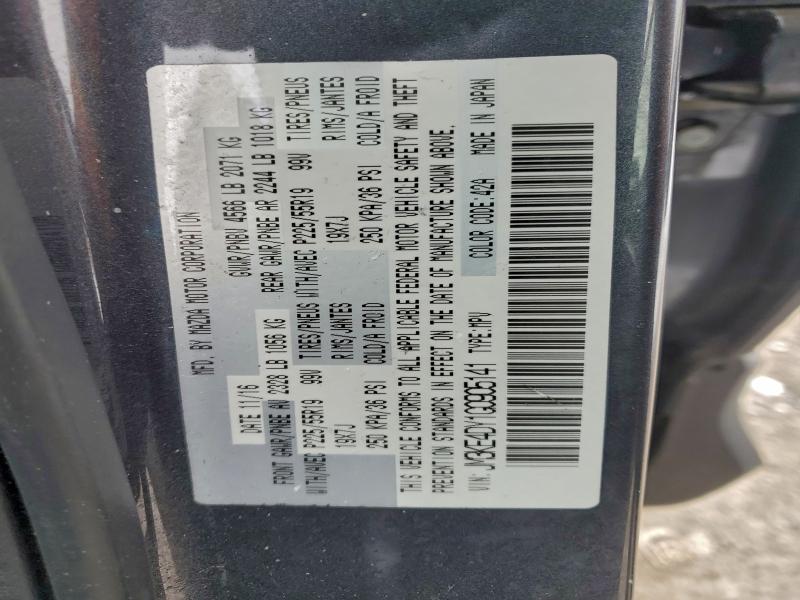 95208195 :رقم المزاد ، JM3KE4DY1G0905141 vin ، 2016 Mazda Cx-5 Gt مزاد بيع