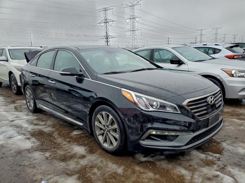 2016 Hyundai Sonata Spo მანქანა იყიდება აუქციონზე, vin: 5NPE34AF2GH321591, აუქციონის ნომერი: 96272505