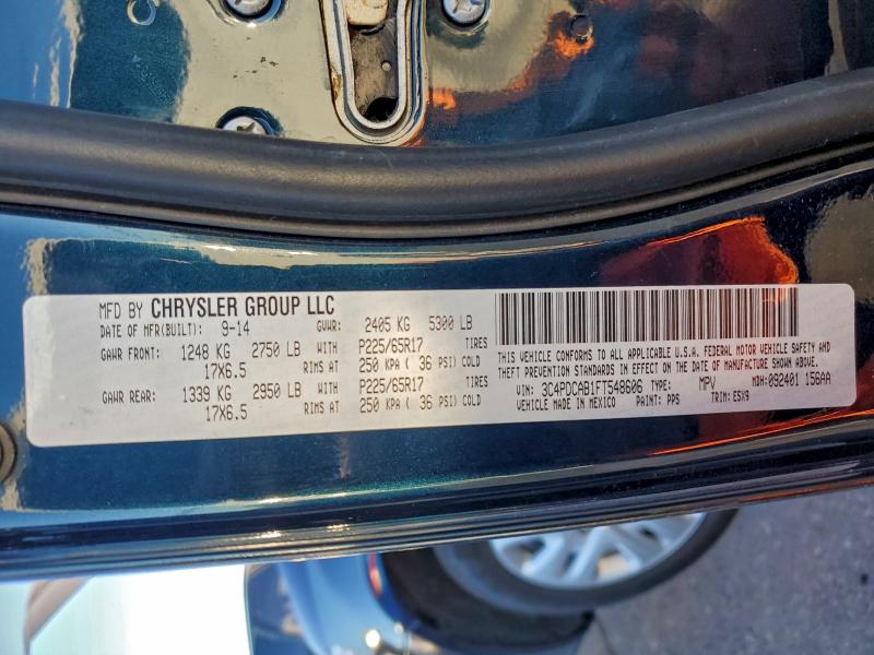 96304275 :رقم المزاد ، 3C4PDCAB1FT548606 vin ، 2015 Dodge Journey Se مزاد بيع