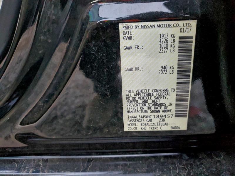 Aukcja sprzedaży 2017 Nissan Altima, vin: 1N4AL3APXHC189457, numer aukcji: 96576065