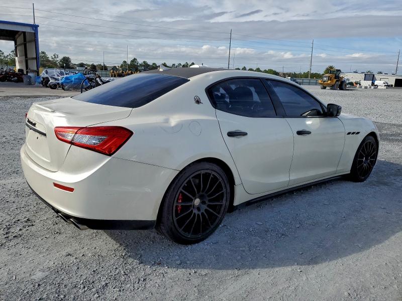 2016 Maserati Ghibli S მანქანა იყიდება აუქციონზე, vin: ZAM57RTA6G1173547, აუქციონის ნომერი: 96490205