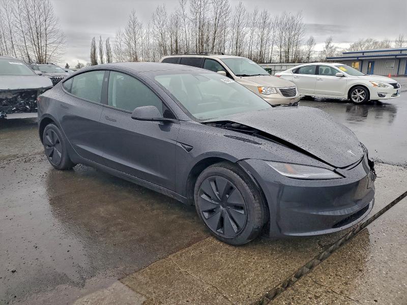 2025 Tesla Model 3 მანქანა იყიდება აუქციონზე, vin: 5YJ3E1EAXSF081308, აუქციონის ნომერი: 95943515