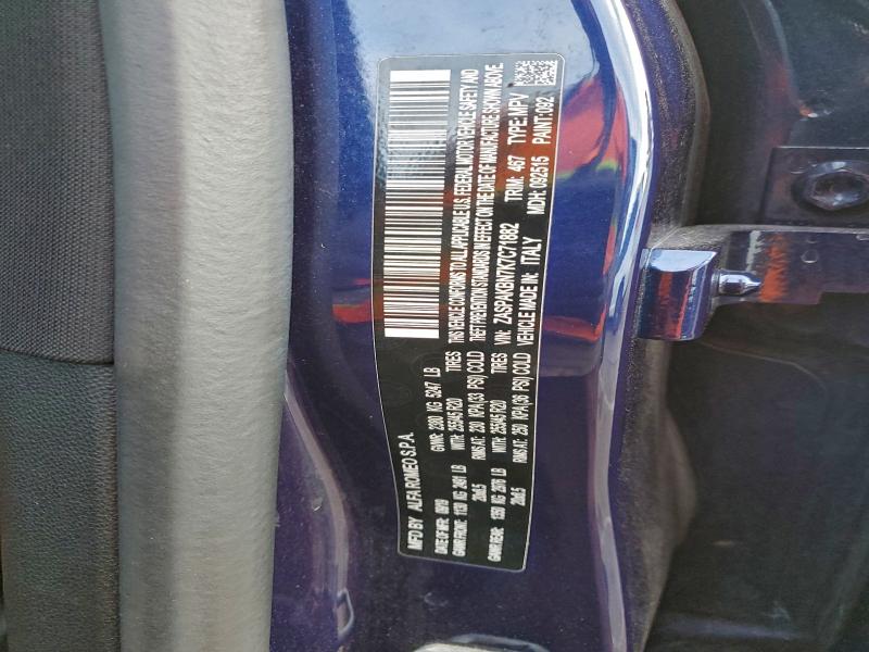 2019 Alfa Romeo Stelvio მანქანა იყიდება აუქციონზე, vin: ZASPAKBN7K7C71882, აუქციონის ნომერი: 95966995