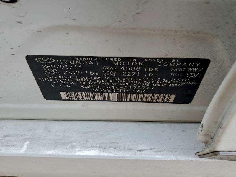 Продаж на аукціоні авто 2015 Hyundai Sonata Hyb, vin: KMHEC4A44FA128777, номер лоту: 95690785