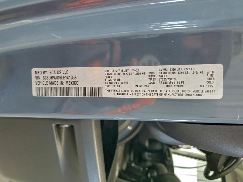 Aukcja sprzedaży 2020 Ram Promaster, vin: 3C6URVJG6LE141058, numer aukcji: 95883545