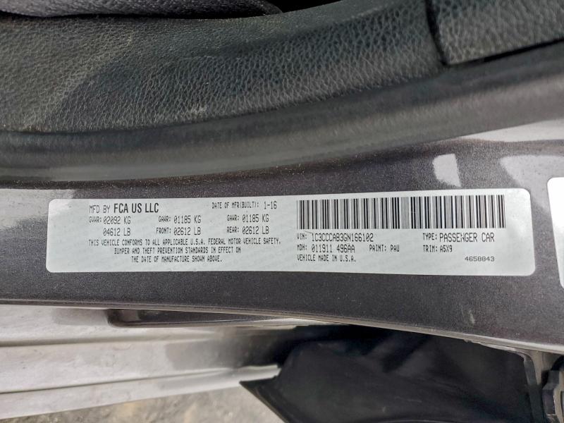 Aukcja sprzedaży 2011 Chrysler 200 Limite, vin: 1C3CCCAB3GN166102, numer aukcji: 95896145