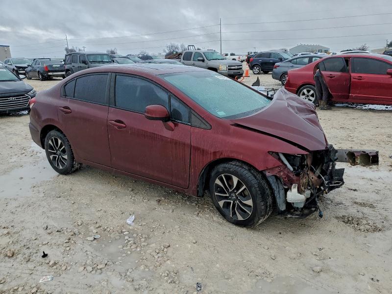 97504515 :رقم المزاد ، 2HGFB2F8XDH535871 vin ، 2013 Honda Civic Ex مزاد بيع