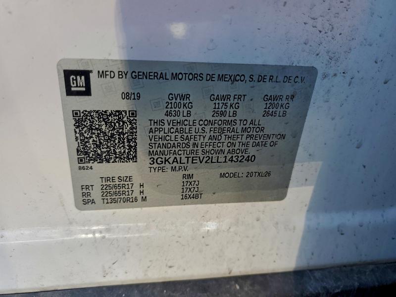 Продажа на аукционе авто 2020 Gmc Terrain, vin: 3GKALTEV2LL143240, номер лота: 96974415