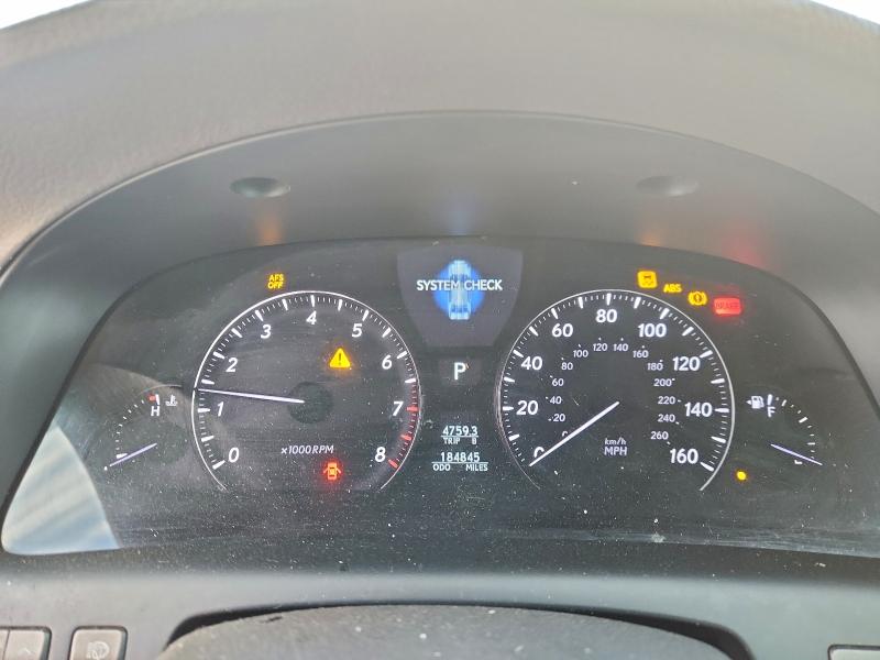 2007 Lexus Ls მანქანა იყიდება აუქციონზე, vin: JTHBL46F075040061, აუქციონის ნომერი: 96352725