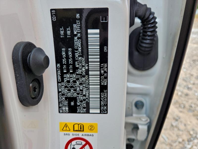 Aukcja sprzedaży 2018 Lexus Nx 300 Bas, vin: JTJYARBZ7J2106299, numer aukcji: 97626235