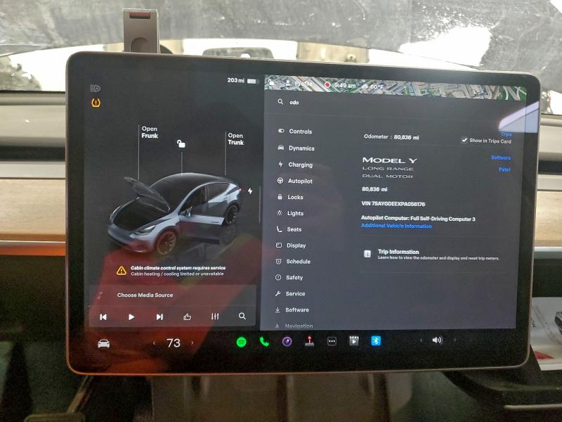 95937505 :رقم المزاد ، 7SAYGDEEXPA056176 vin ، 2023 Tesla Model Y مزاد بيع