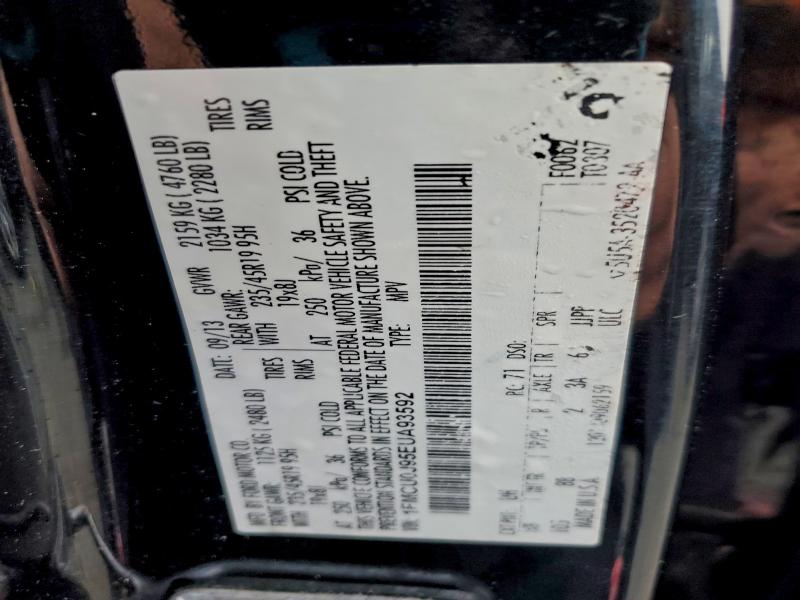 Aukcja sprzedaży 2014 Ford Escape, vin: 1FMCU0J95EUA93592, numer aukcji: 94985975