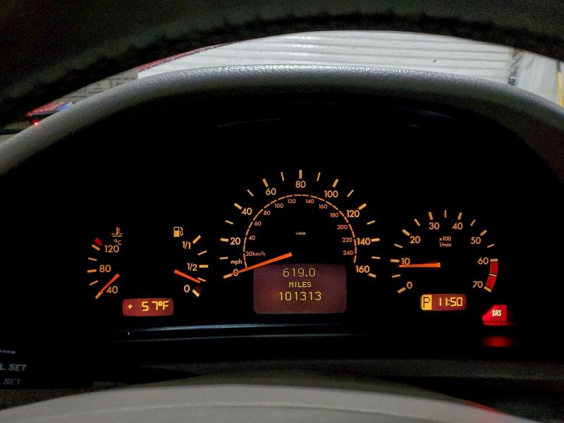 97562795 :رقم المزاد ، WDBLK65G41T069630 vin ، 2001 Mercedes-benz Clk مزاد بيع