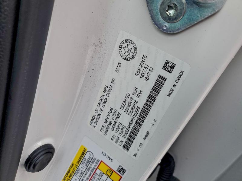 Aukcja sprzedaży 2024 Honda Cr-v, vin: 2HKRS4H55RH103066, numer aukcji: 85445685
