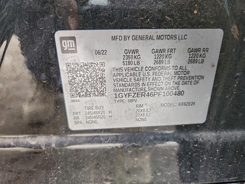 Продаж на аукціоні авто 2023 Cadillac Xt4, vin: 1GYFZER46PF100480, номер лоту: 97769435