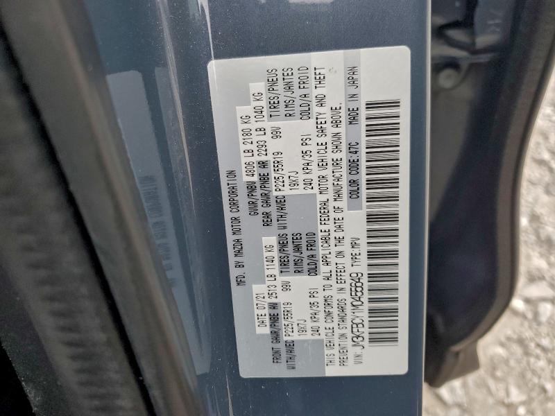 Продаж на аукціоні авто 2021 Mazda Cx-5, vin: JM3KFBCY1M0455649, номер лоту: 97140245