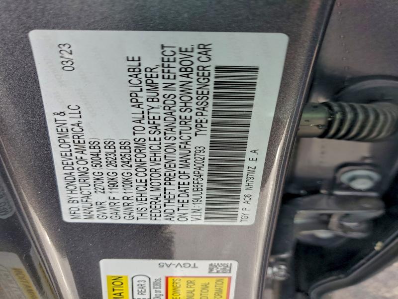 Aukcja sprzedaży 2023 Acura Tlx A-spec, vin: 19UUB6F54PA002793, numer aukcji: 95672045