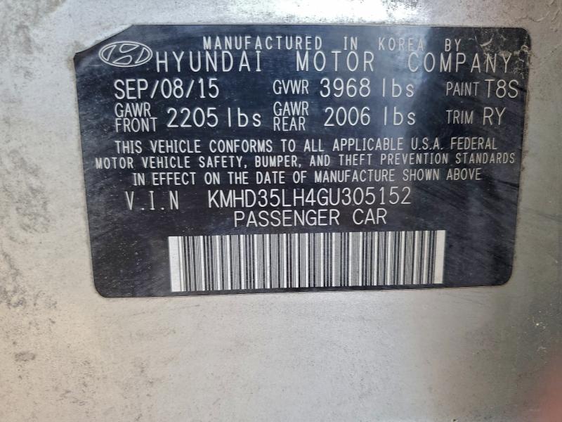 Продаж на аукціоні авто 2016 Hyundai Elantra Gt, vin: KMHD35LH4GU305152, номер лоту: 97390455