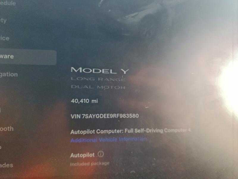 Продажа на аукционе авто 2024 Tesla Model Y, vin: 7SAYGDEE9RF983580, номер лота: 97033295
