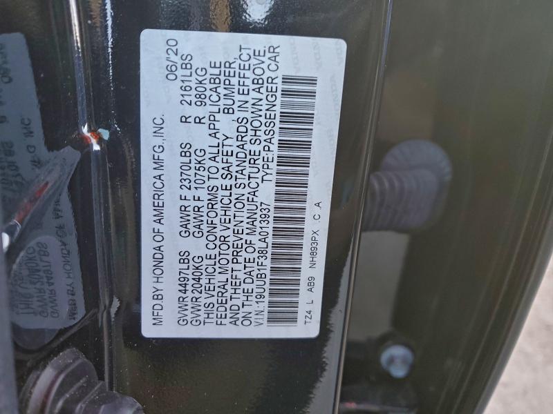 Продаж на аукціоні авто 2020 Acura Tlx, vin: 19UUB1F38LA013937, номер лоту: 97942315