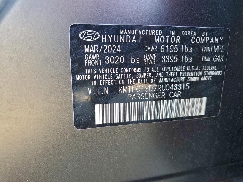Продаж на аукціоні авто 2024 Genesis G90, vin: KMTFC4SD7RU043315, номер лоту: 96796995
