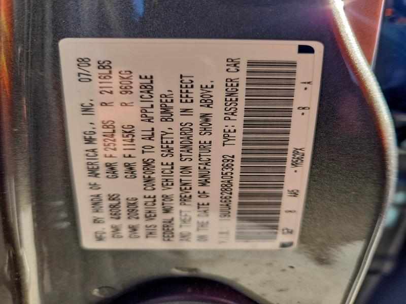 Aukcja sprzedaży 2008 Acura Tl, vin: 19UUA66288A053692, numer aukcji: 94917285