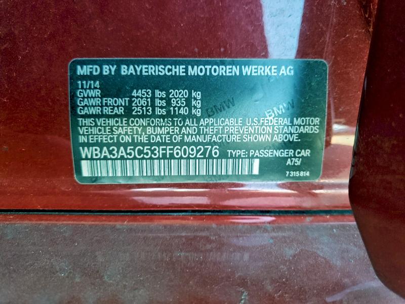 Продажа на аукционе авто 2015 Bmw 328, vin: WBA3A5C53FF609276, номер лота: 95575545