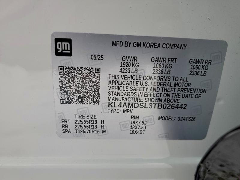 Продажа на аукционе авто 2026 Buick Encore Gx, vin: KL4AMDSL3TB026442, номер лота: 94540235