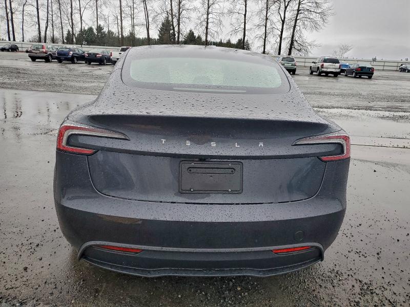 2025 Tesla Model 3 მანქანა იყიდება აუქციონზე, vin: 5YJ3E1EAXSF081308, აუქციონის ნომერი: 95943515