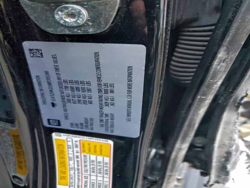 2021 Gmc Yukon Xl მანქანა იყიდება აუქციონზე, vin: 1GKS2HKD1MR355346, აუქციონის ნომერი: 96095955