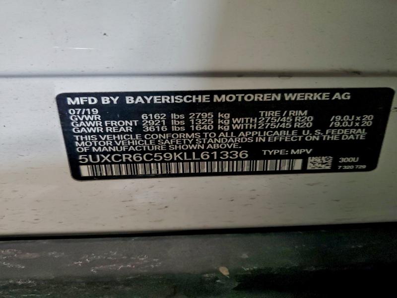 Продаж на аукціоні авто 2019 Bmw X5, vin: 5UXCR6C59KLL61336, номер лоту: 97547115