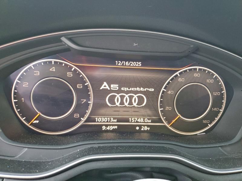 97143315 :رقم المزاد ، WAUBNCF59JA124856 vin ، 2018 Audi A5 Premium مزاد بيع
