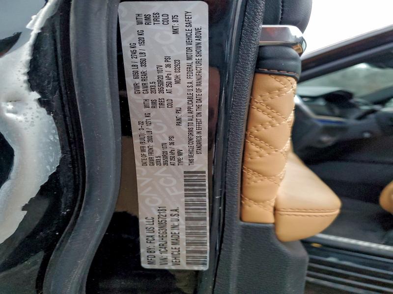96035105 :رقم المزاد ، 1C4RJHEG3N8572181 vin ، 2022 Jeep Grand Cher مزاد بيع