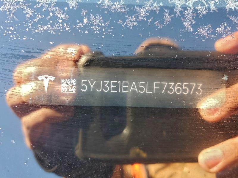 Aukcja sprzedaży 2020 Tesla Model 3, vin: 5YJ3E1EA5LF736573, numer aukcji: 97848545