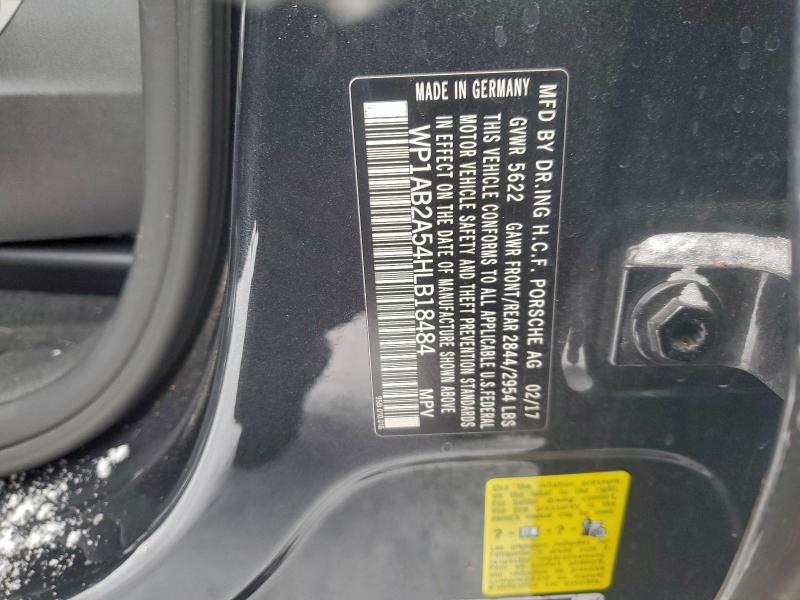Aukcja sprzedaży 2017 Porsche Macan, vin: WP1AB2A54HLB18484, numer aukcji: 95457505