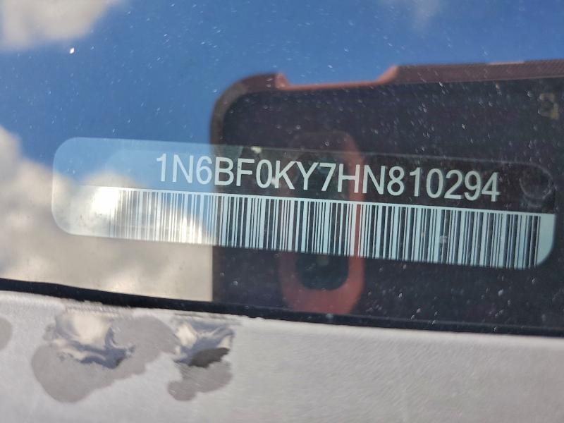 Продажа на аукционе авто 2017 Nissan Nv 1500, vin: 1N6BF0KY7HN810294, номер лота: 94728755