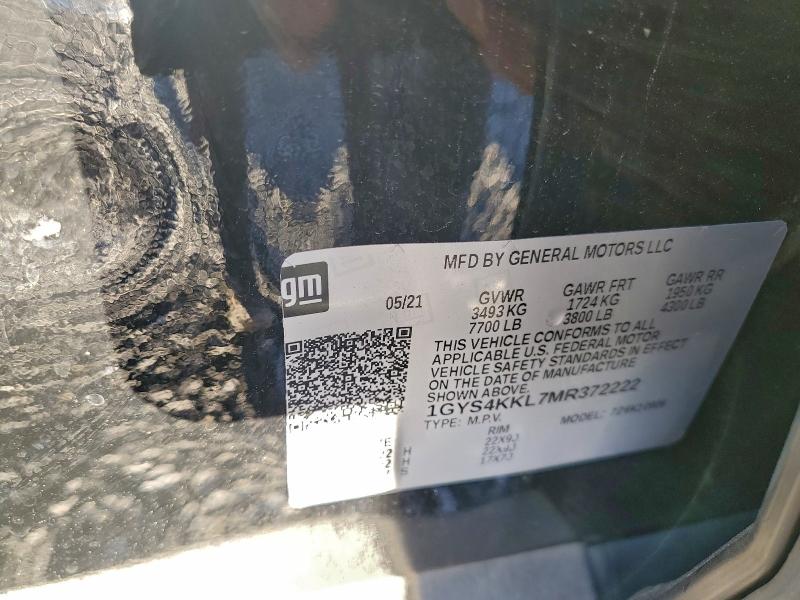 Продажа на аукционе авто 2021 Cadillac Escalade E, vin: 1GYS4KKL7MR372222, номер лота: 97792565