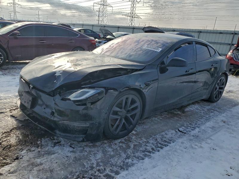 Продажа на аукционе авто 2022 Tesla Model S, vin: 5YJSA1E55NF490024, номер лота: 96805805