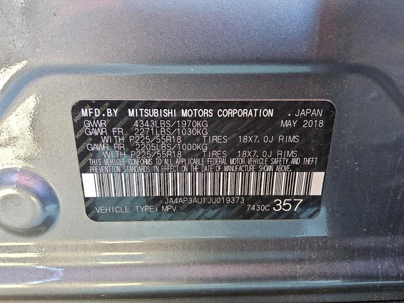 Aukcja sprzedaży 2018 Mitsubishi Outlander Sport, vin: JA4AP3AU1JU019373, numer aukcji: 91445395