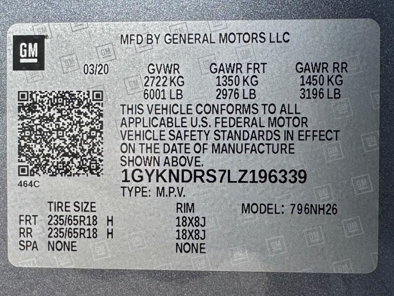 Aukcja sprzedaży 2020 Cadillac Xt5 Premiu, vin: 1GYKNDRS7LZ196339, numer aukcji: 95501115