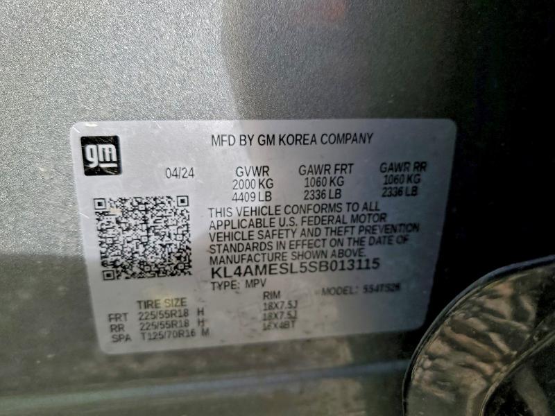 94744045 :رقم المزاد ، KL4AMESL5SB013115 vin ، 2025 Buick Encore Gx مزاد بيع